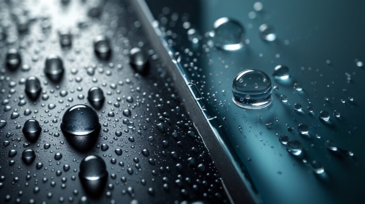Por qué el agua perla en el teflón y se extiende en el vidrio: Científicos encuentran la causa molecular